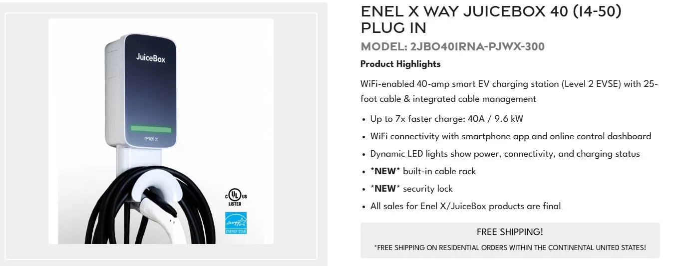 2025 AC Wallbox chargers